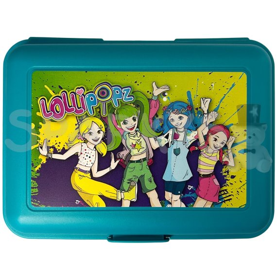 Svačinový box tyrkysový Lollipopz                    