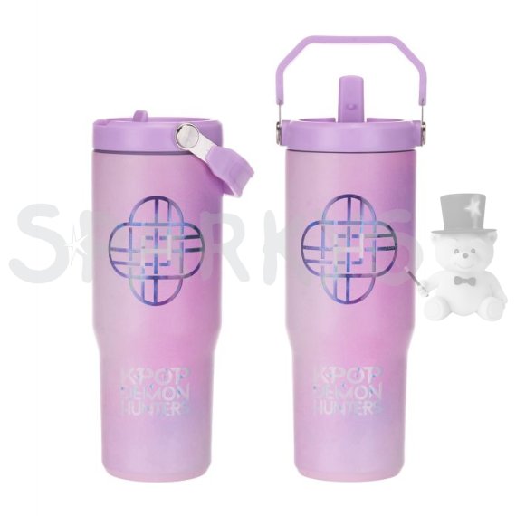 K-Pop Demon Hunters termolahev s brčkem 880 ml                    
