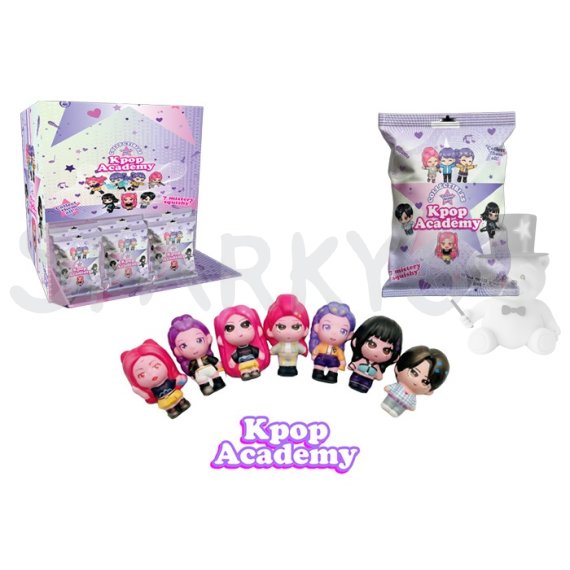 K-Pop Academy Squishy mačkací figurka 9 cm - Blind Bag (překvapení) 7 druhů                    