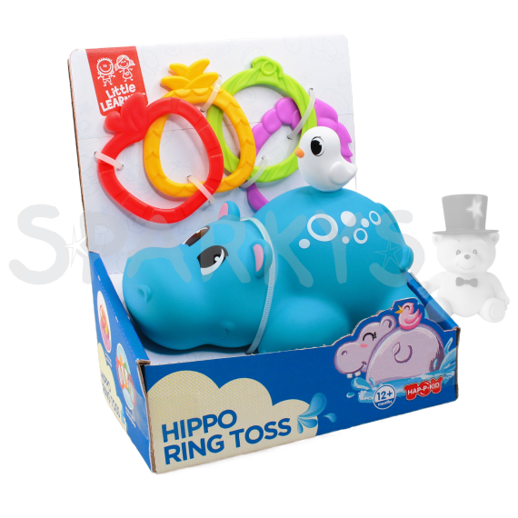 HAP-P-KID Dětská hra házení kroužků hroch                    