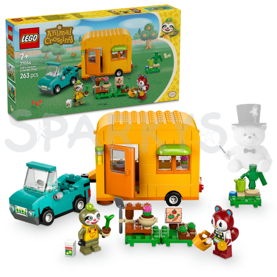LEGO® Animal Crossing™ 77054 Leif, karavan a zahradnictví                    