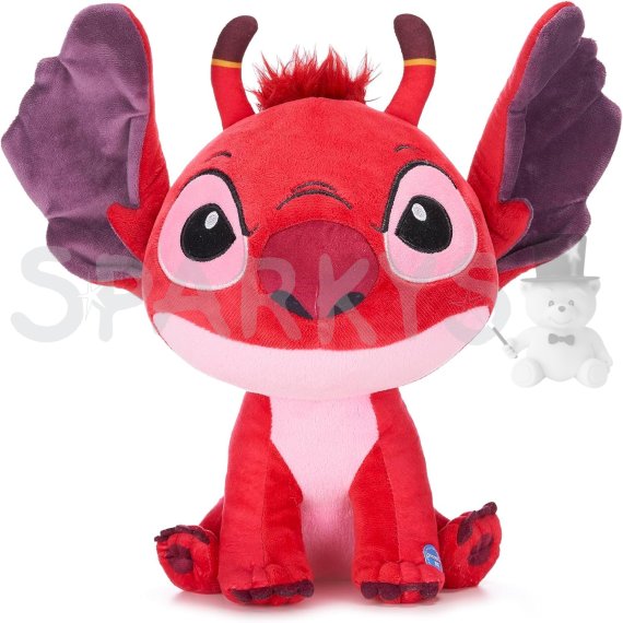 Plyšový LEROY STITCH červený se zvukem 35 cm                    