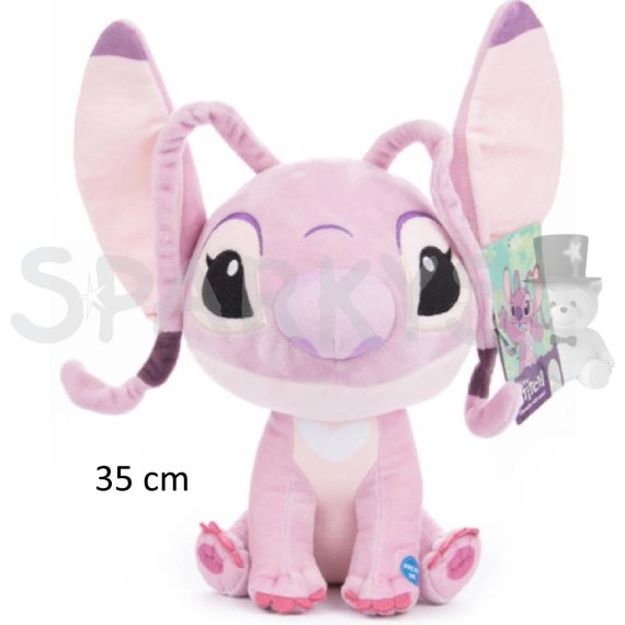 Plyšový ANGEL STITCH růžový se zvukem 35 cm                    