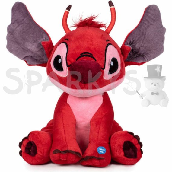 Plyšový LEROY STITCH červený se zvukem 60 cm                    