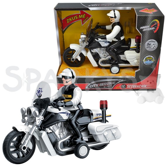 CITY SERVICE CAR - 1:16 Policejní motorka                    