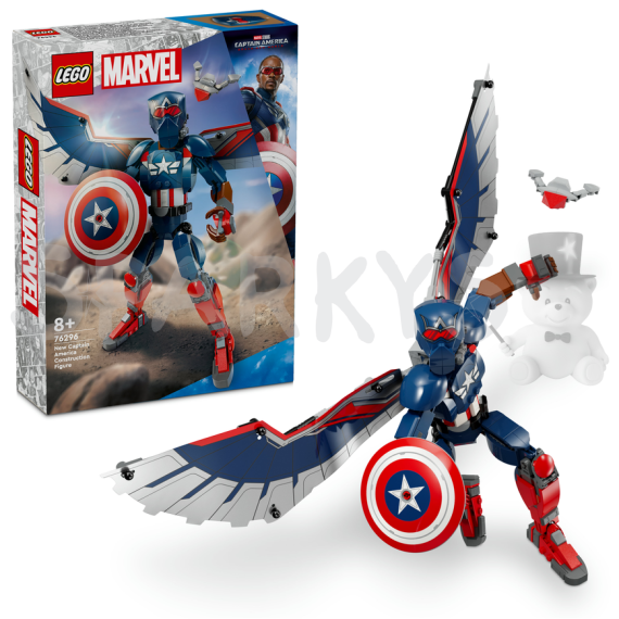 LEGO® Marvel 76296 Sestavitelná figurka: Nový Kapitán Amerika                    
