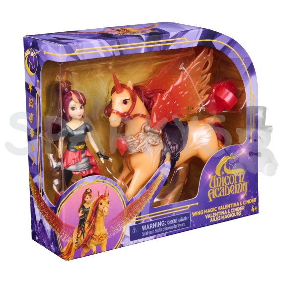 Unicorn Academy Kouzelná křídla Cinder &amp; Valentina 11 cm                    