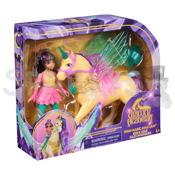 Unicorn Academy Kouzelná křídla Leaf &amp; Ava 11 cm                    