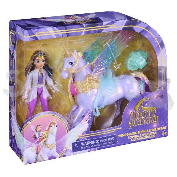 Unicorn Academy Kouzelná křídla Wildstar &amp; Sofia 11 cm                    