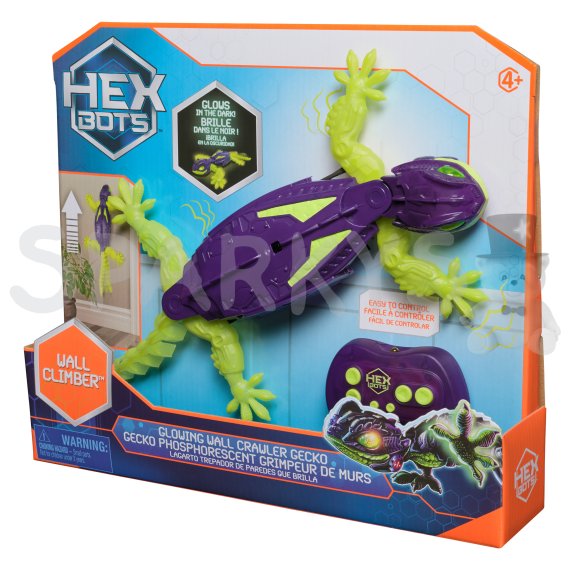 R/C Hex Bots Fosforeskující gekon lezoucí po stěnách                    