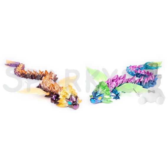 Crystalynx Velcí ohební draci 60 cm                    
