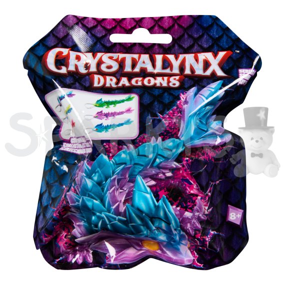 Crystalynx Přívěšek ohební draci 15 cm                    