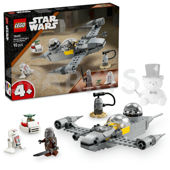 LEGO® Star Wars™ 75410 Mando, Grogu a stíhačka N-1 Starfighter™                    