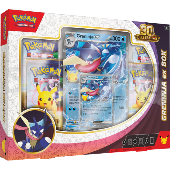 Pokémon TCG: 30th Celebration Greninja ex Box                    