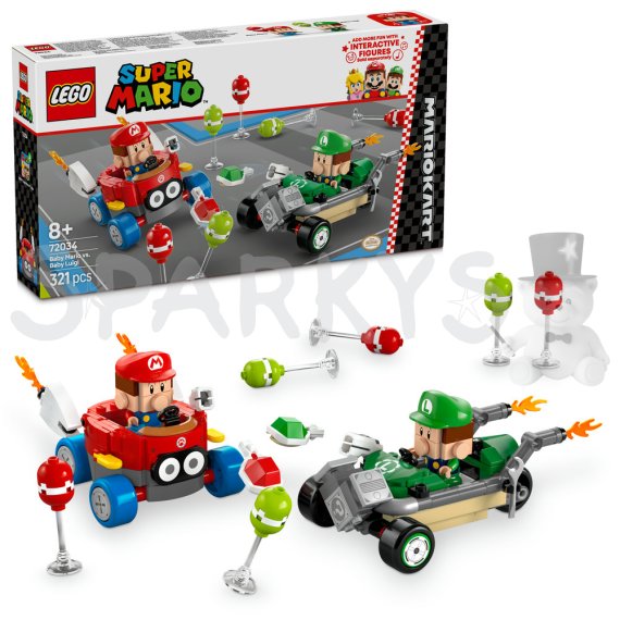 LEGO® Super Mario™ 72034 Mario Kart™ – Baby Mario vs. Baby Luigi                    