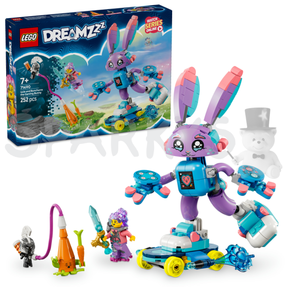 LEGO® DREAMZzz™ 71490 Izzie a herní králíček Bunchurro                    