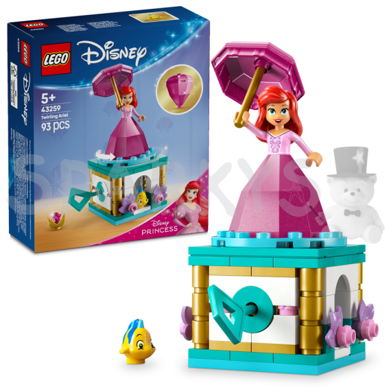 LEGO® ǀ Disney 43259 Točící se Ariel                    