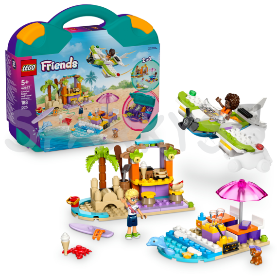 LEGO® Friends 42672 Kreativní plážový a cestovní kufřík                    