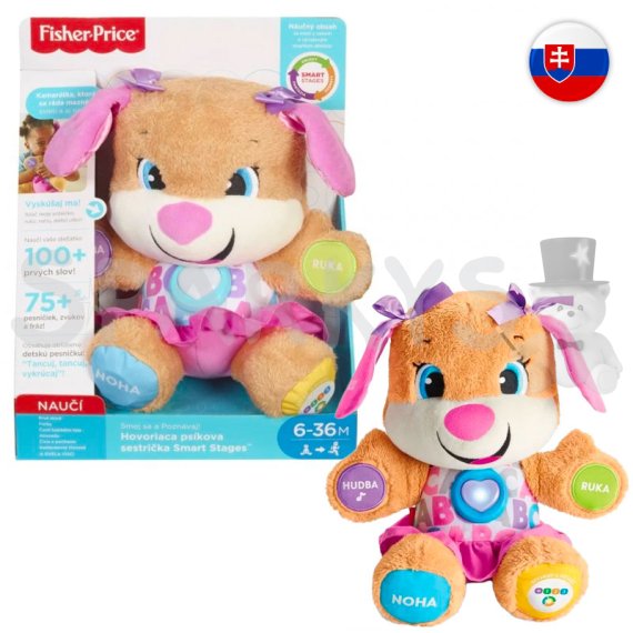 Fisher Price Hovoriaca psíkova sestrička SK                    