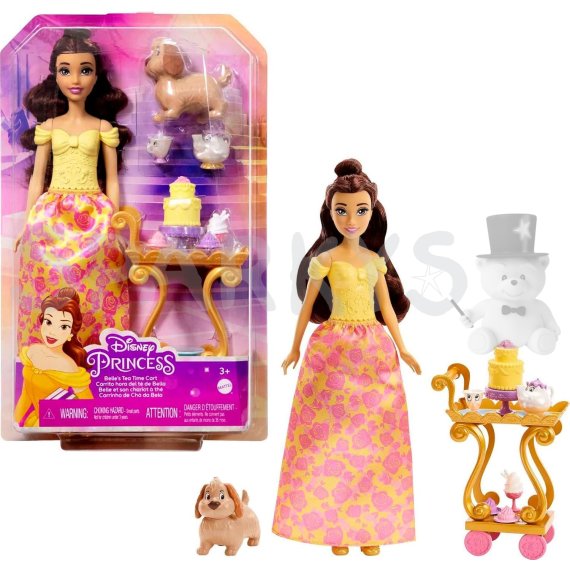 Disney princezna Bella - Čajový stolek s příslušenstvím                    