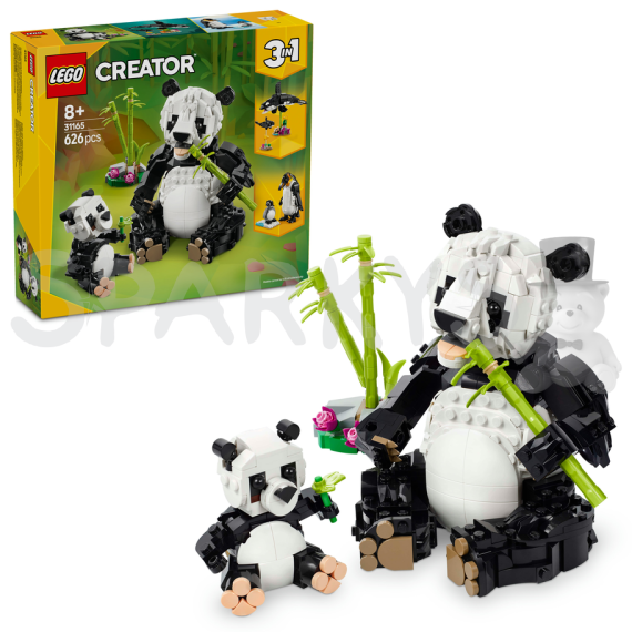 LEGO® Creator 3 v 1 31165 Divoká zvířata: Pandí rodinka                    