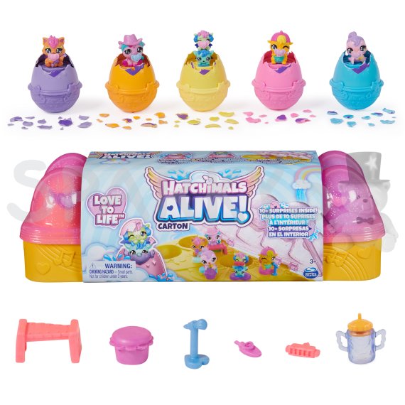 Hatchimals - líhnoucí se zvířátka ve vodě karton                    