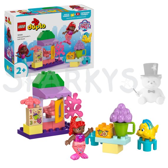 LEGO® DUPLO® ǀ Disney 10420 Ariel a Šupinka – stánek s kávou                    