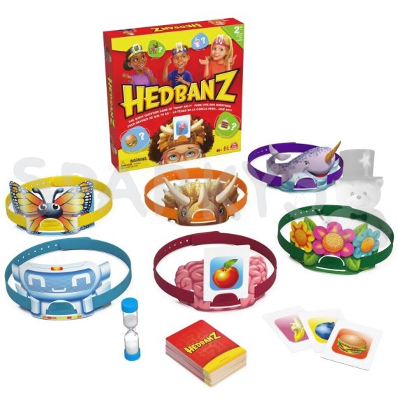 Hedbanz Společenská hra hádanek nová                    