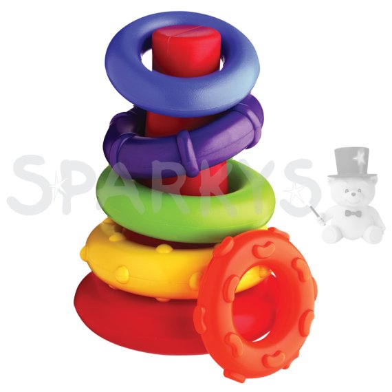 PLAYGRO - Plastové navlékací kroužky                    