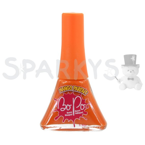 BO-PO lak na nehty oranžový s vůní mango parfait                    