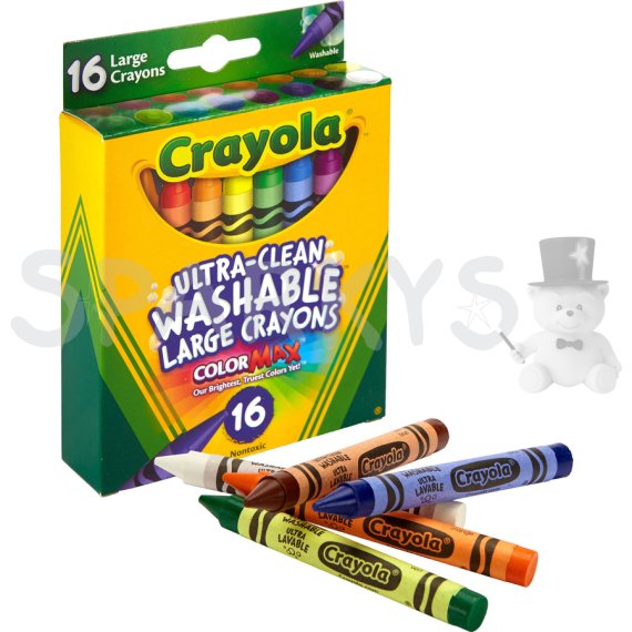 CRAYOLA velké omyvatelné pastelky 16 ks                    