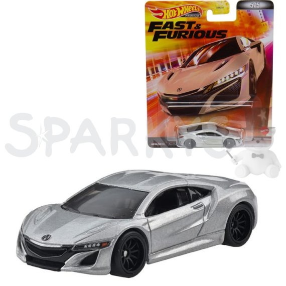 Hot Wheels PRÉMIOVÉ AUTO - Fast n Furious '17 Acura NSX                    