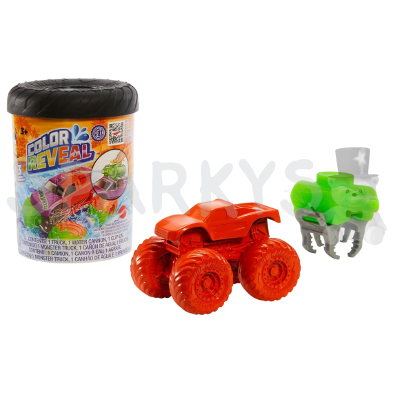 Hot Wheels Monster Trucks Color Reveal                    