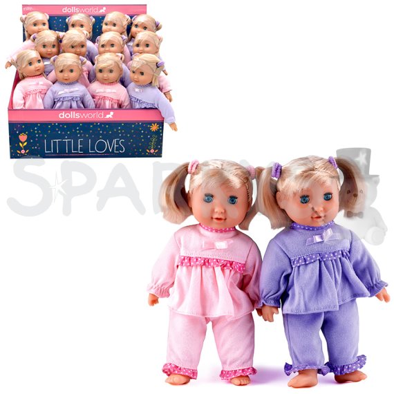 Dolls World - Snící panenka Adélka a Barborka 25 cm - 2 druhy                    
