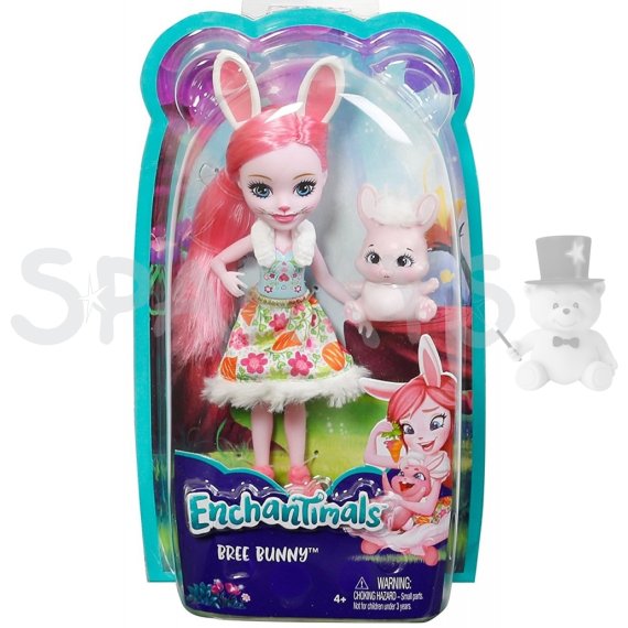 Enchantimals Panenka se zvířátkem - Bree Zajíčková a Twist                    