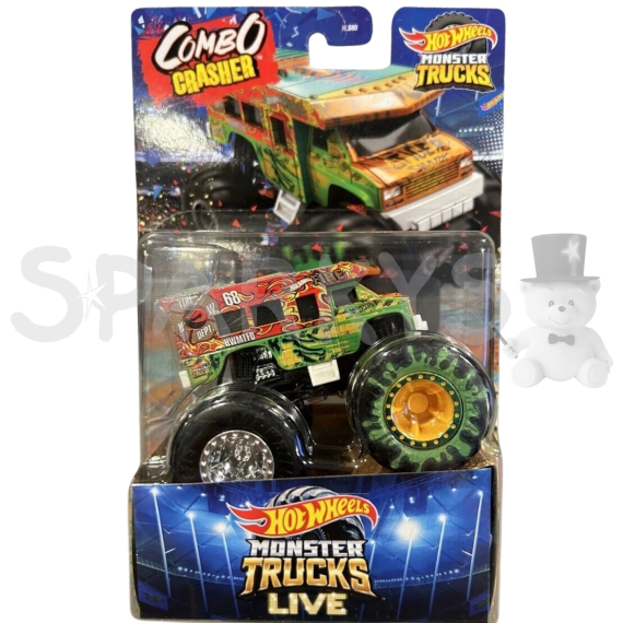 Hot Wheels Metal Monster Combo Crasher                    