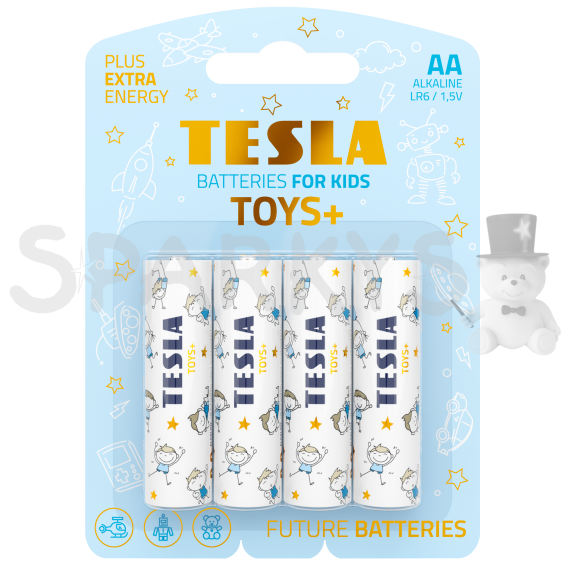 TESLA TOYS+ Alkalická baterie KLUK AA 4ks                    
