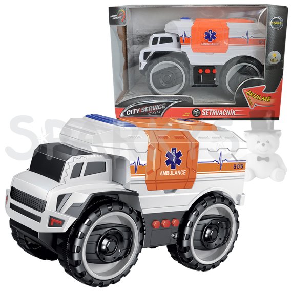 Záchranářské auto na setrvačník - Ambulance                    