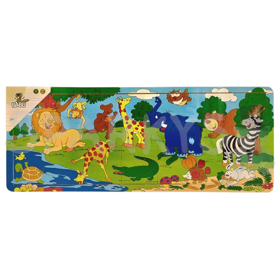 BABU - Deskové puzzle ZOO 21 dílů                    