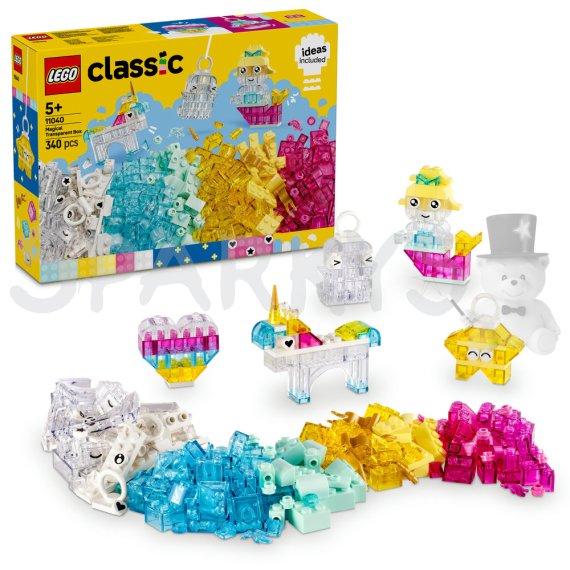 LEGO® Classic 11040 Kouzelná průhledná krabička                    
