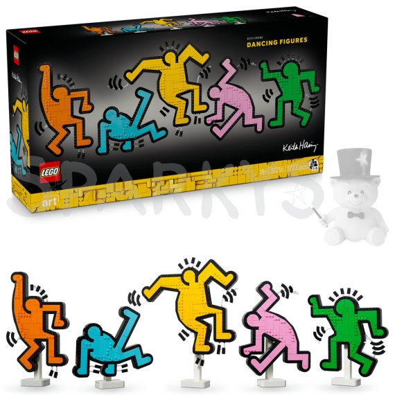 LEGO® Art 31216 Keith Haring – Tančící postavy                    