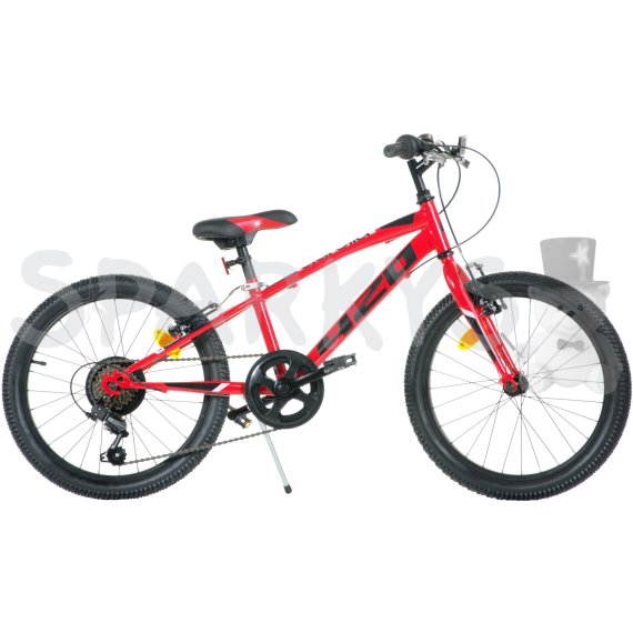 DINO Bikes - Dětské kolo 20" - Aurelia červené s přehazovačkou                    