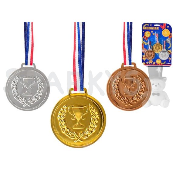 Medaile set 3 ks - Český obal                    