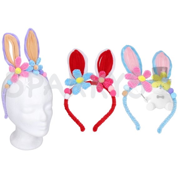 Set karneval - Čelenka a uši Zajíc - více variant                    