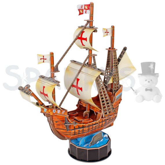 CubicFun - Puzzle 3D Santa Maria - 93 dílků                    