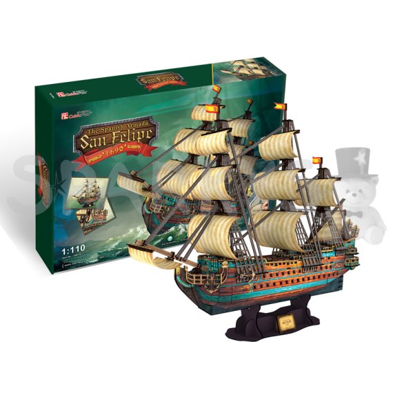 CubicFun - Puzzle 3D Plachetnice San Felipe                    