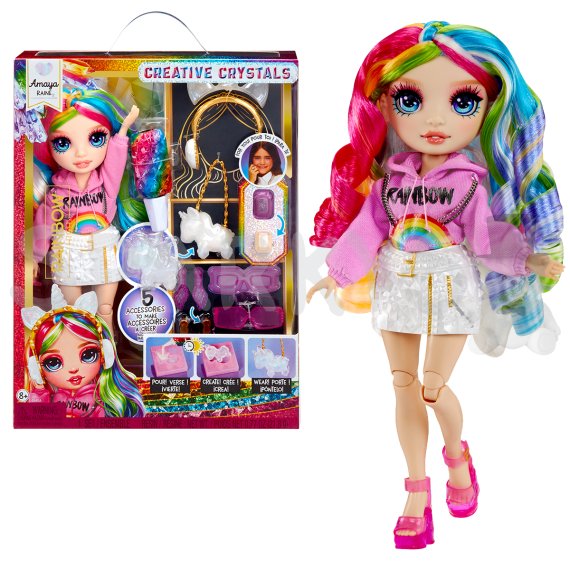 Rainbow High Creative Crystals panenka - Amaya Raine                    