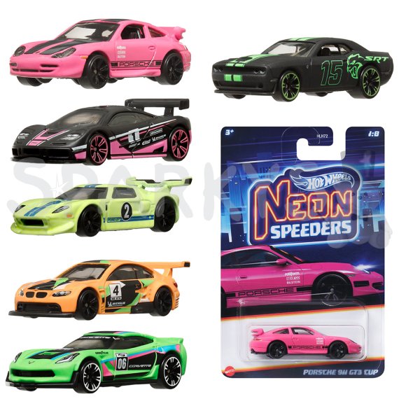 Hot Wheels Neon Speeders, více druhů                    