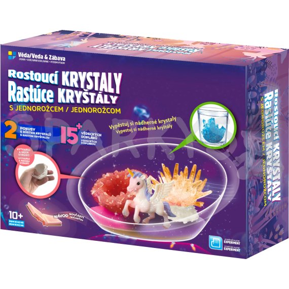Rostoucí krystaly s Jednorožci                    