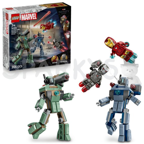 LEGO® | Marvel 76320 Iron Man a War Machine vs. Hammerovy Drony                    